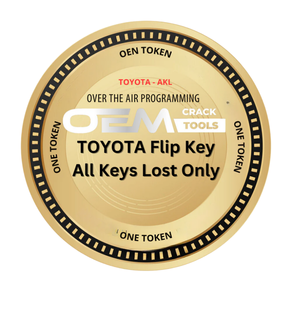 TOYOTA Over the Air Programming for All Keys Lost - Member Token